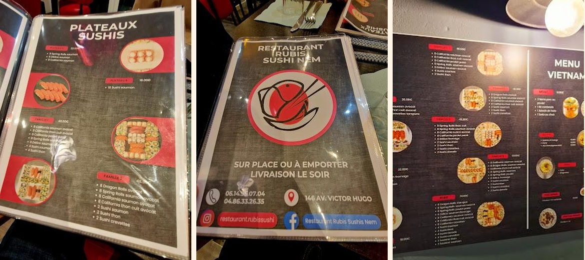 Restaurant Rubis Sushi - Menu Image 6